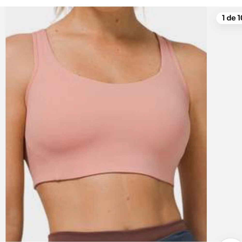Lululemon Seamless Scoop Neck Bralette - Pink Size M